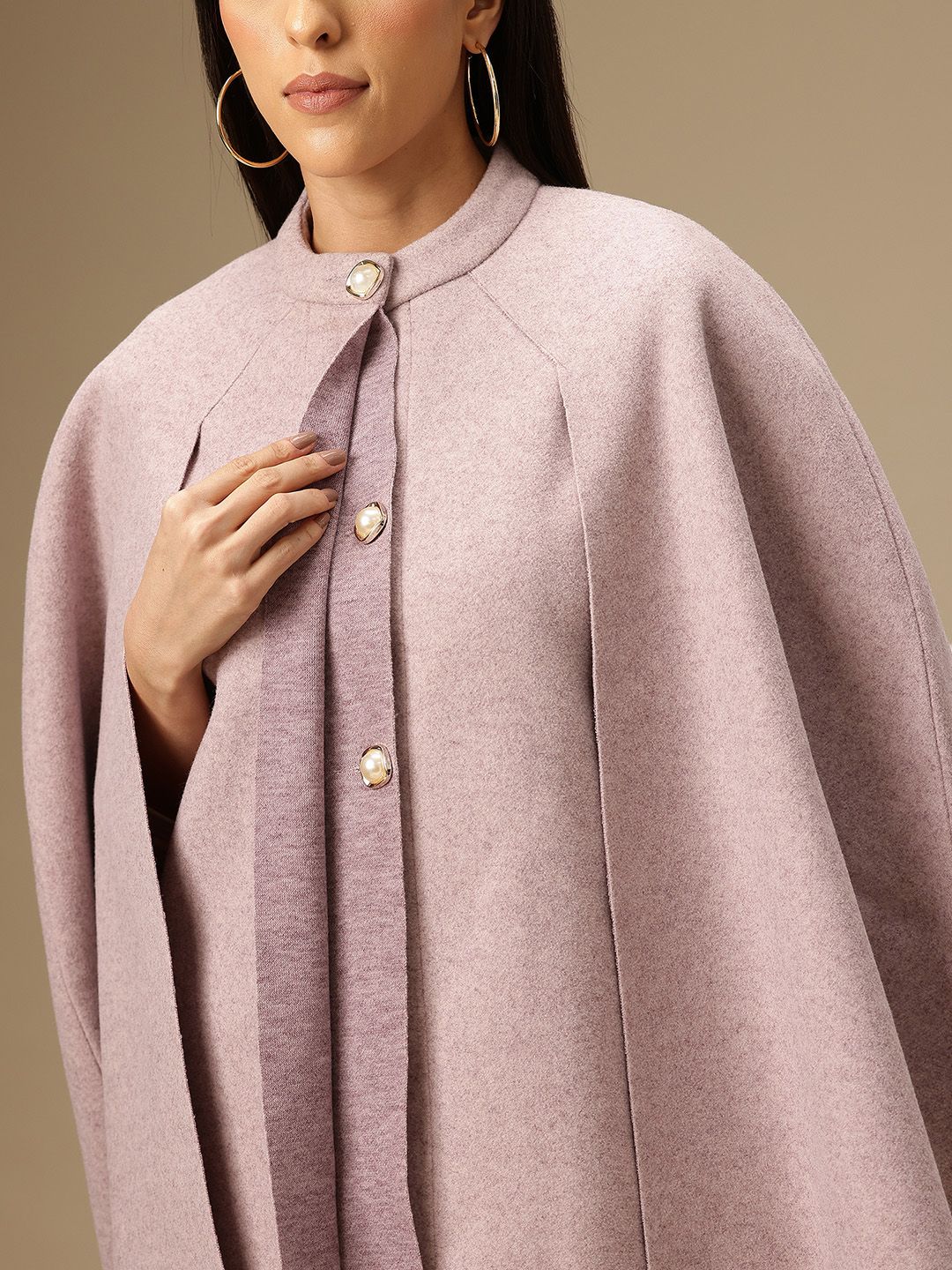 Buy Chemistry Flannel Cape Jacket - Jackets for Women 33927816