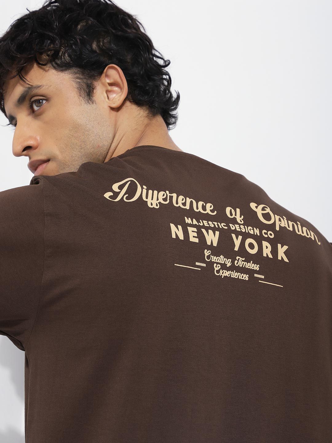 Difference of Opinion Men Oversized Short Sleeve Printed Tshirt