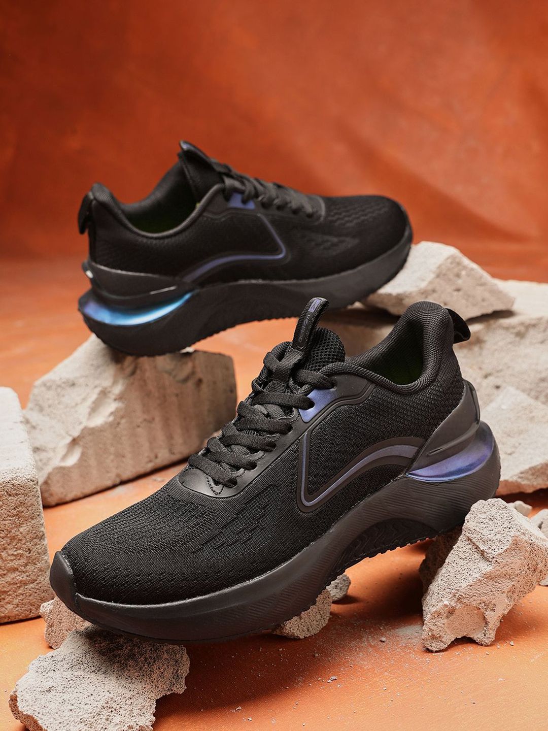 Action Men Lace-Ups Running Non-Marking Shoes