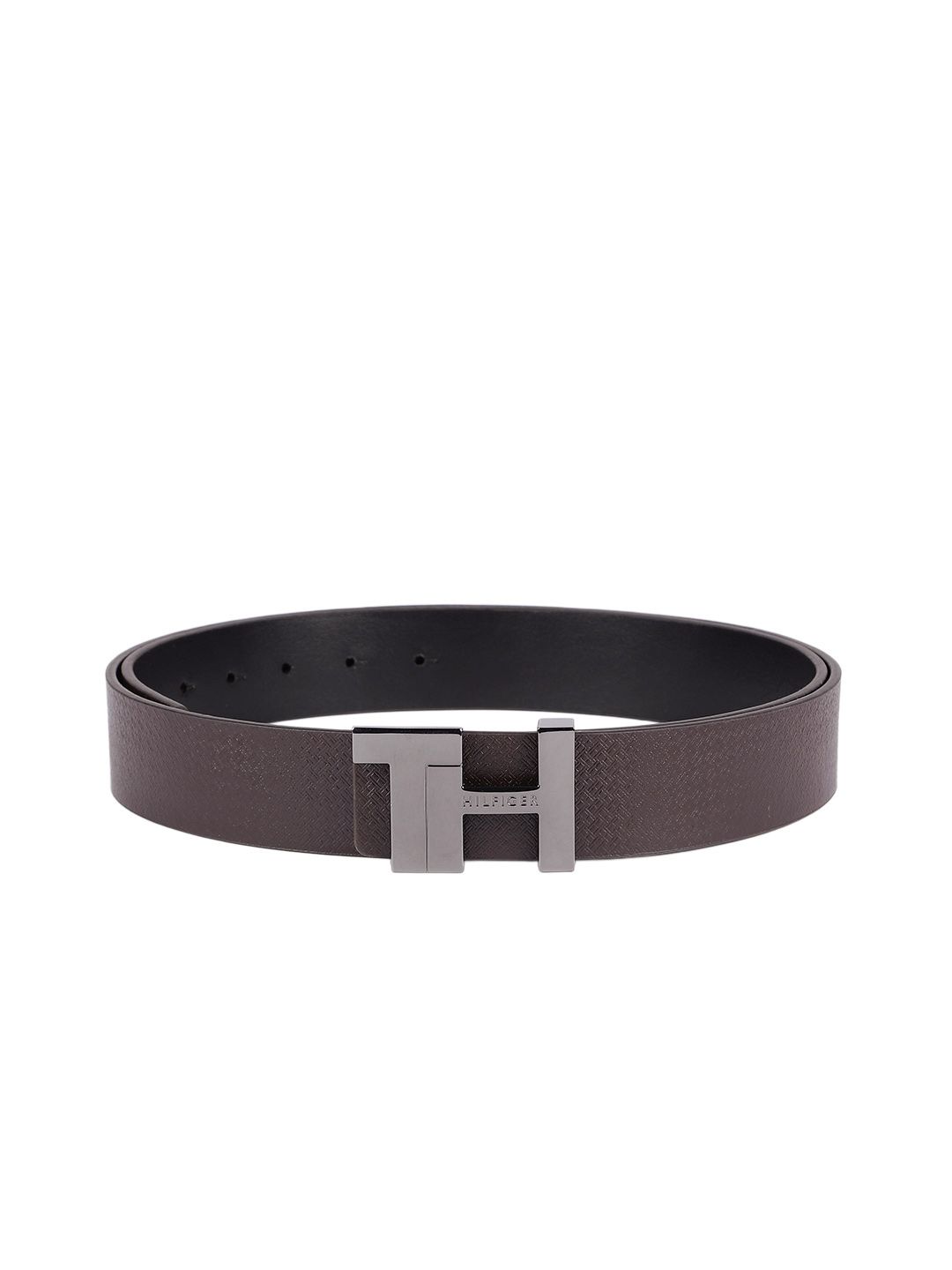 Tommy Hilfiger Men Skibby Textured Leather  Belt