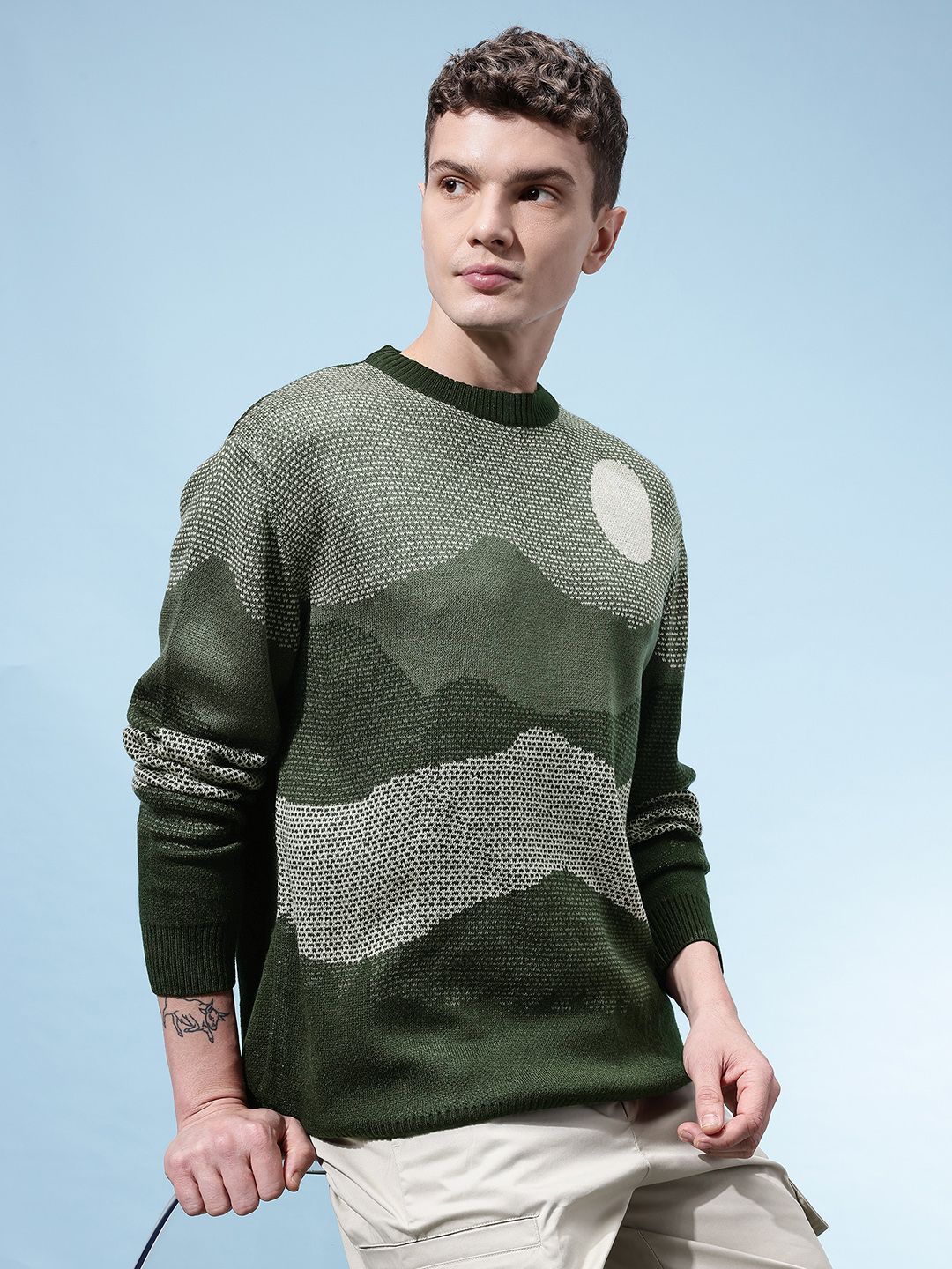 glitchez glitchez Self-Design Relaxed Pullover