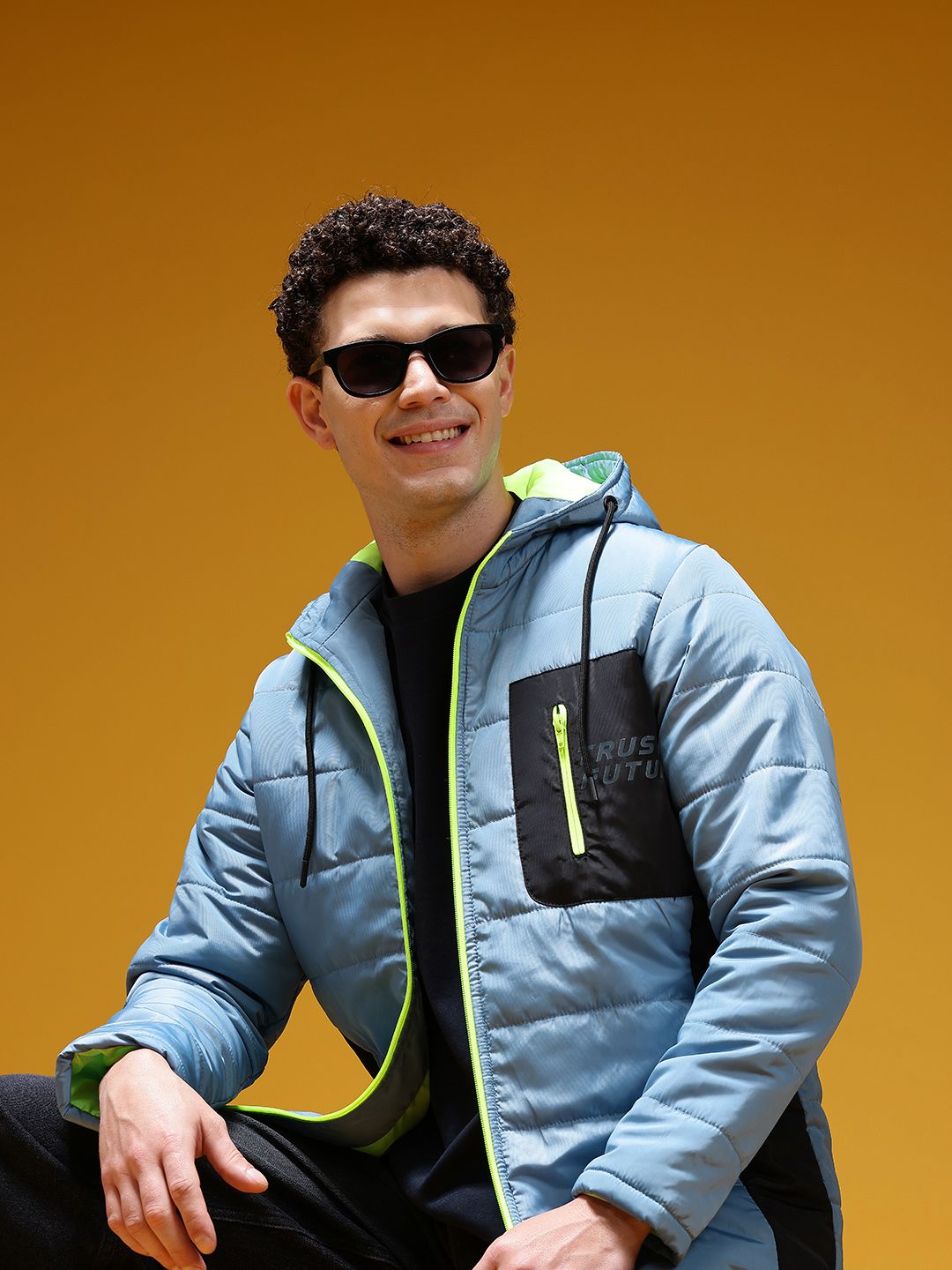 HERE&NOW Hooded Padded Jacket