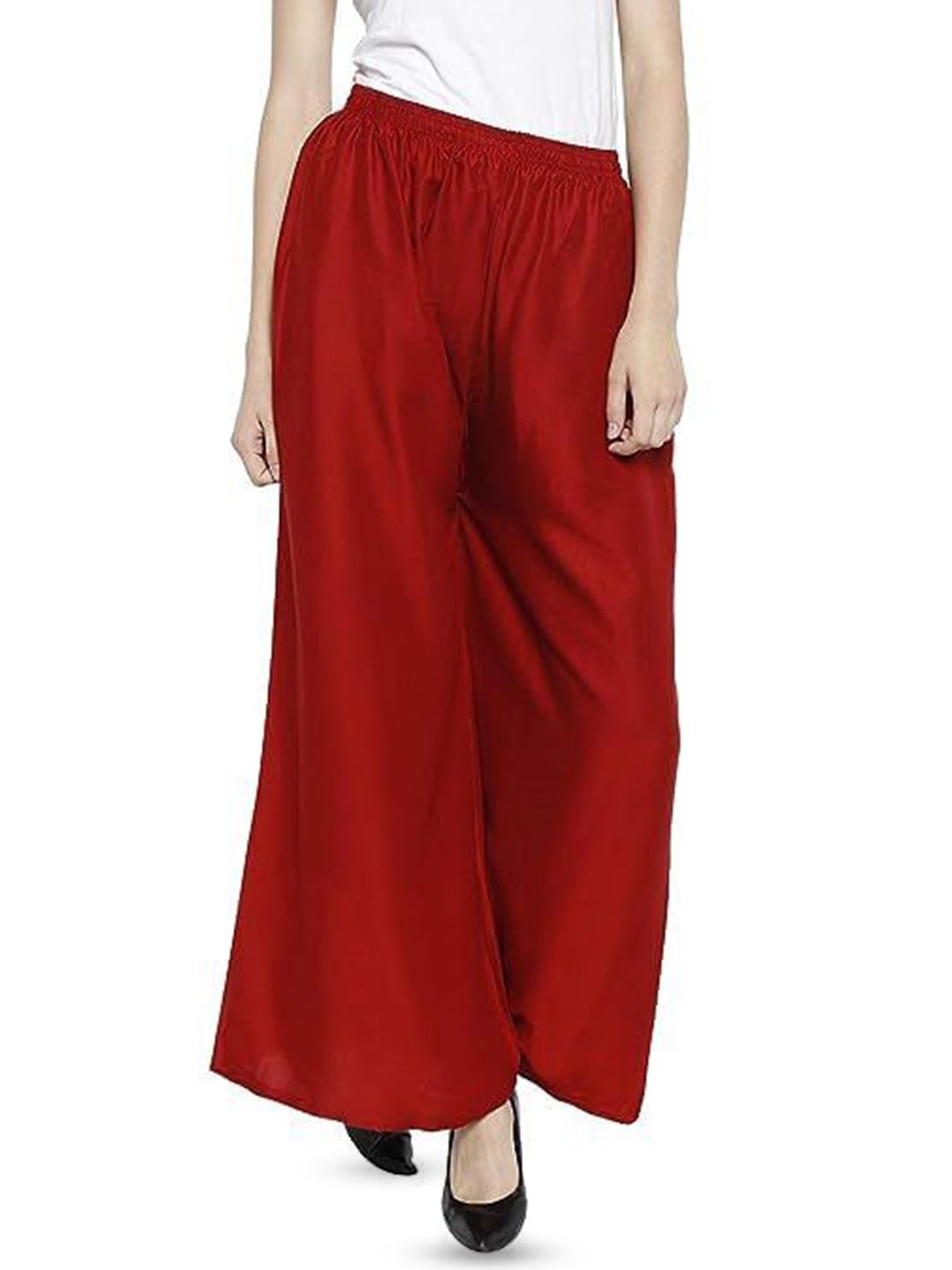 Thrifty Thread Women Flared Slip-On Palazzos