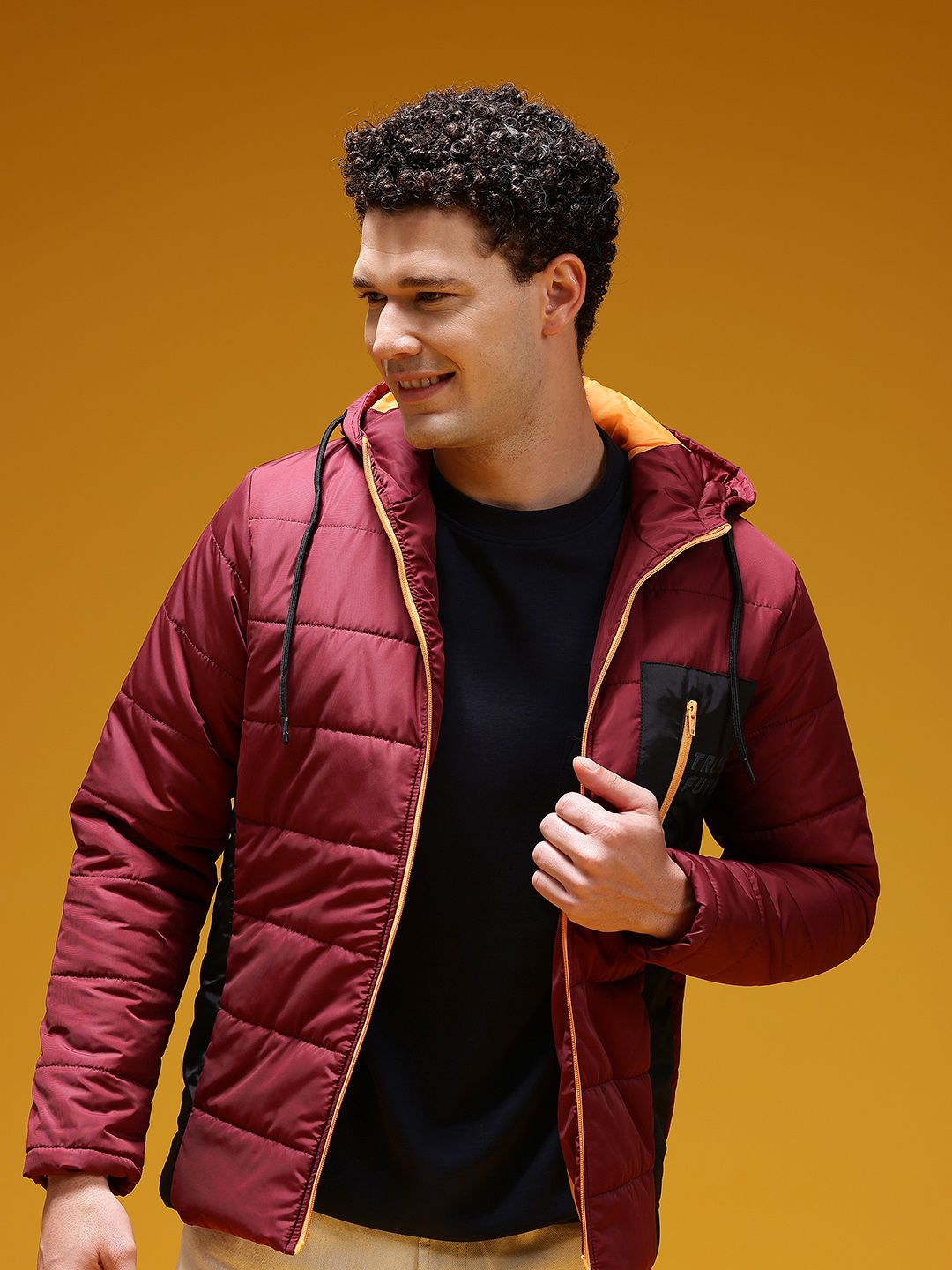 HERE&NOW Hooded Padded Jacket