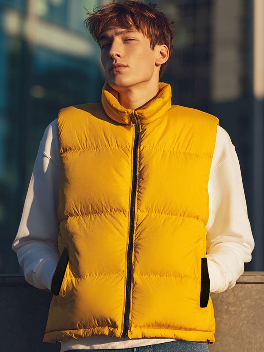 Urbano Fashion Men Gilet Puffer Jacket