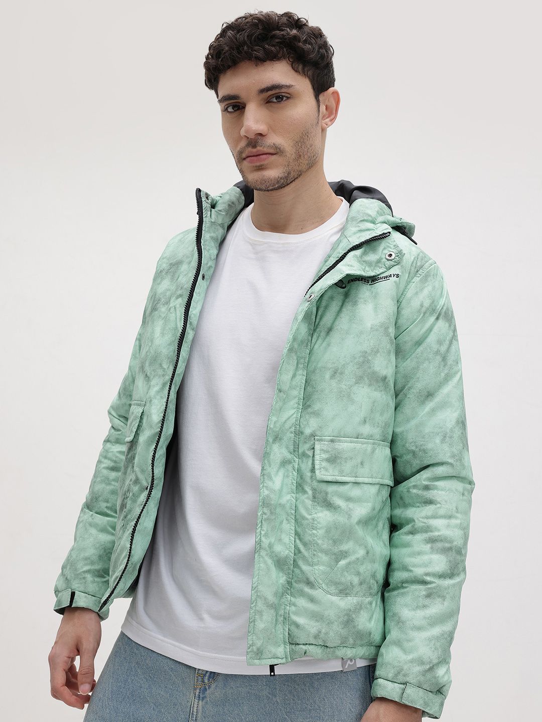 The Roadster Life Co. Tie and Dye Padded Jacket