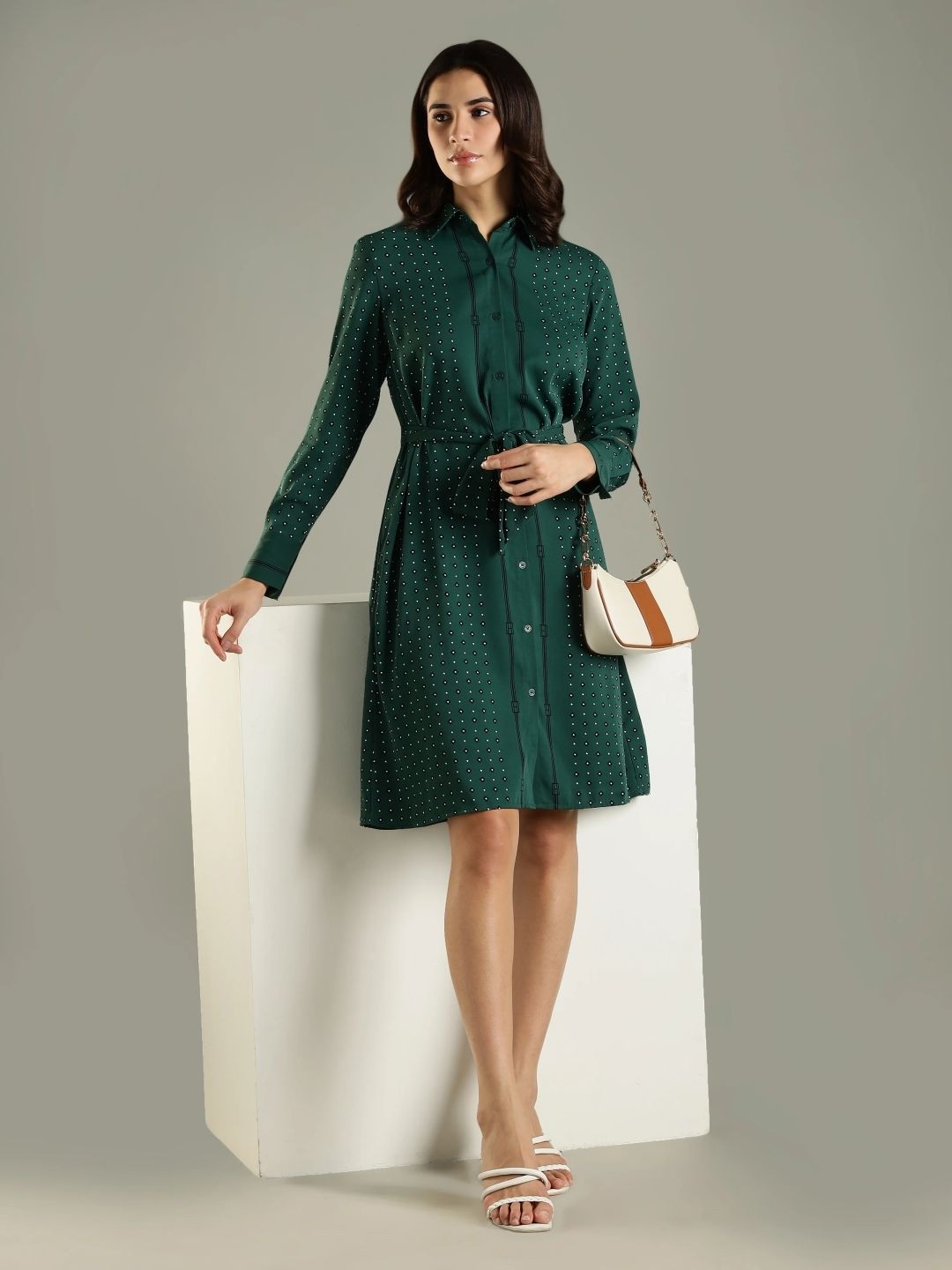 tommy hilfiger green shirt dress Tommy Hilfiger Shirt dress - green - (Pre-owned)