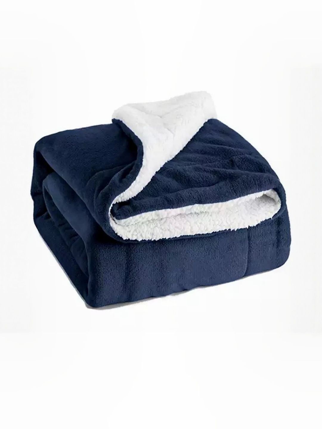 SIDLY PIDLY SIDLY PIDLY Navy Blue Cartoon Characters Microfiber AC Room 400 GSM Blanket