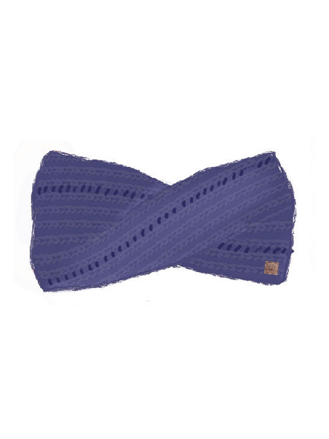 Decathlon Wedze - Women Purple Wavy 500 Compact Design Headband