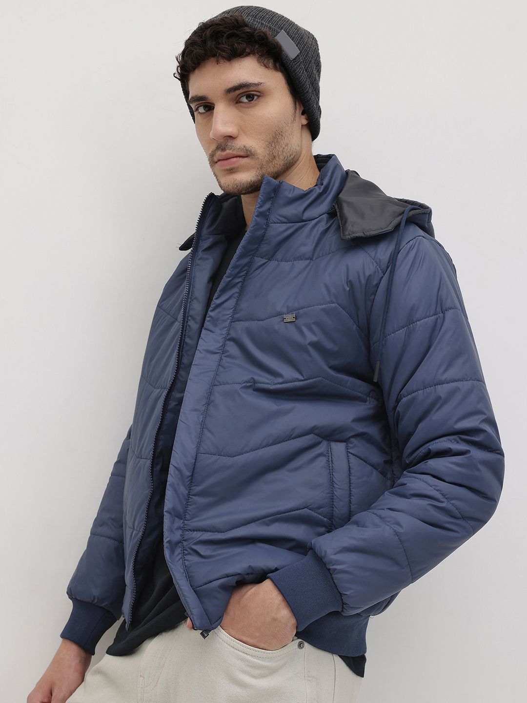 The Roadster Life Co. Padded Jacket with Detachable Hood