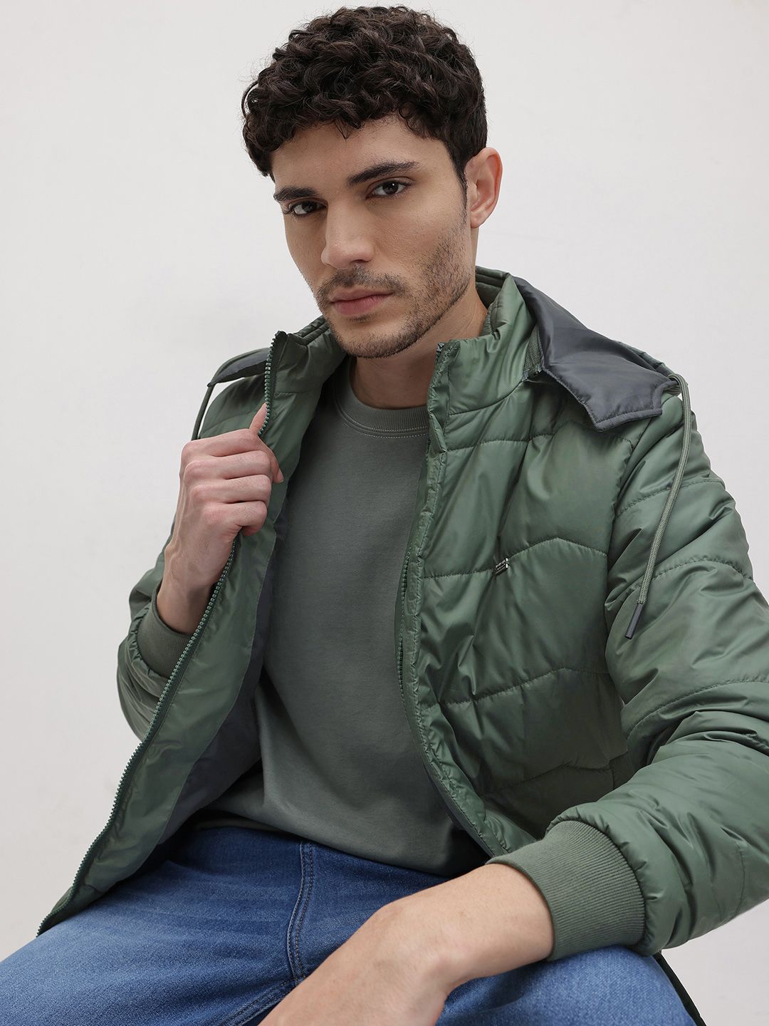 The Roadster Life Co. Padded Jacket with Detachable Hood