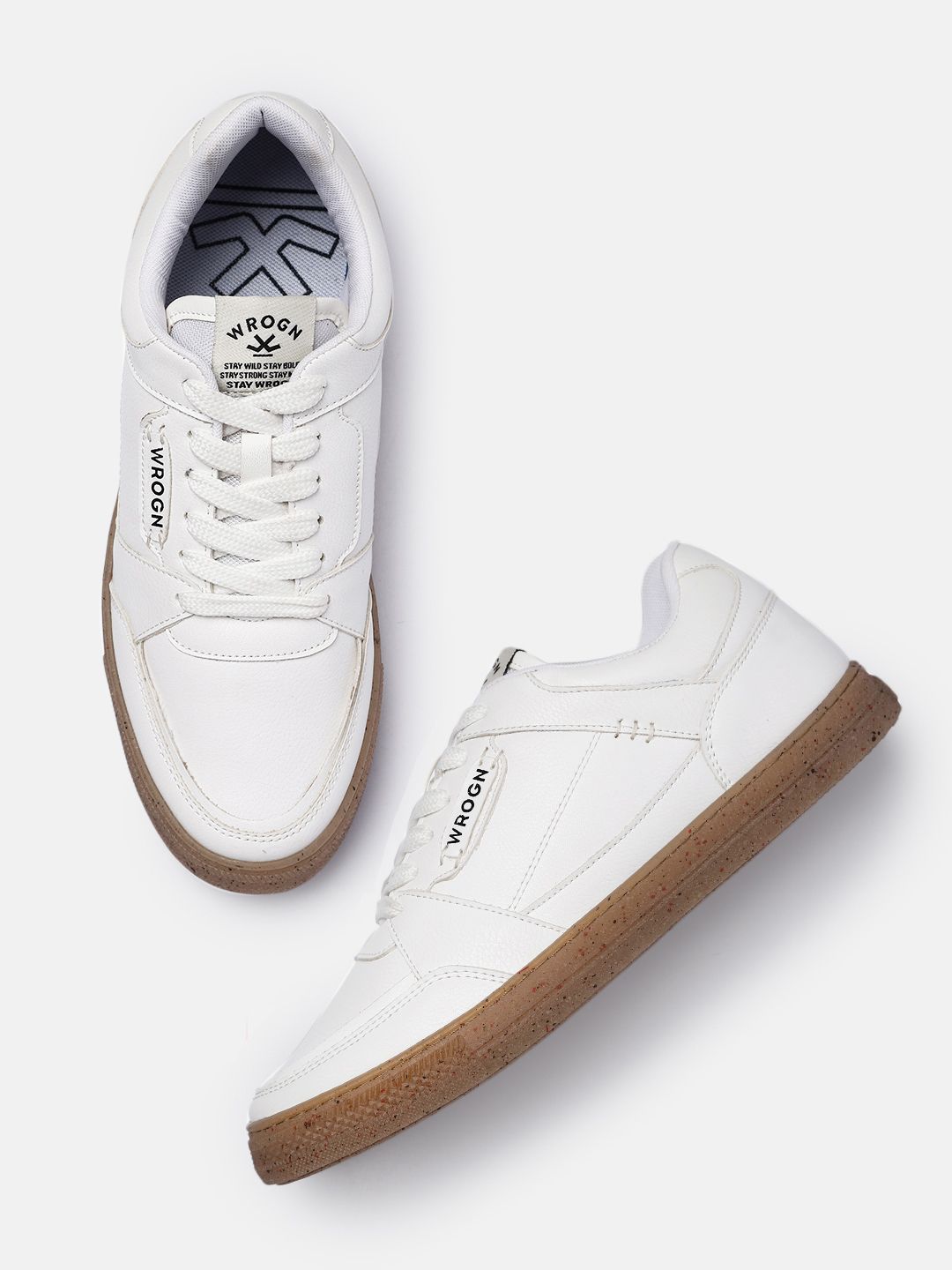 WROGN Men Textured Sneakers
