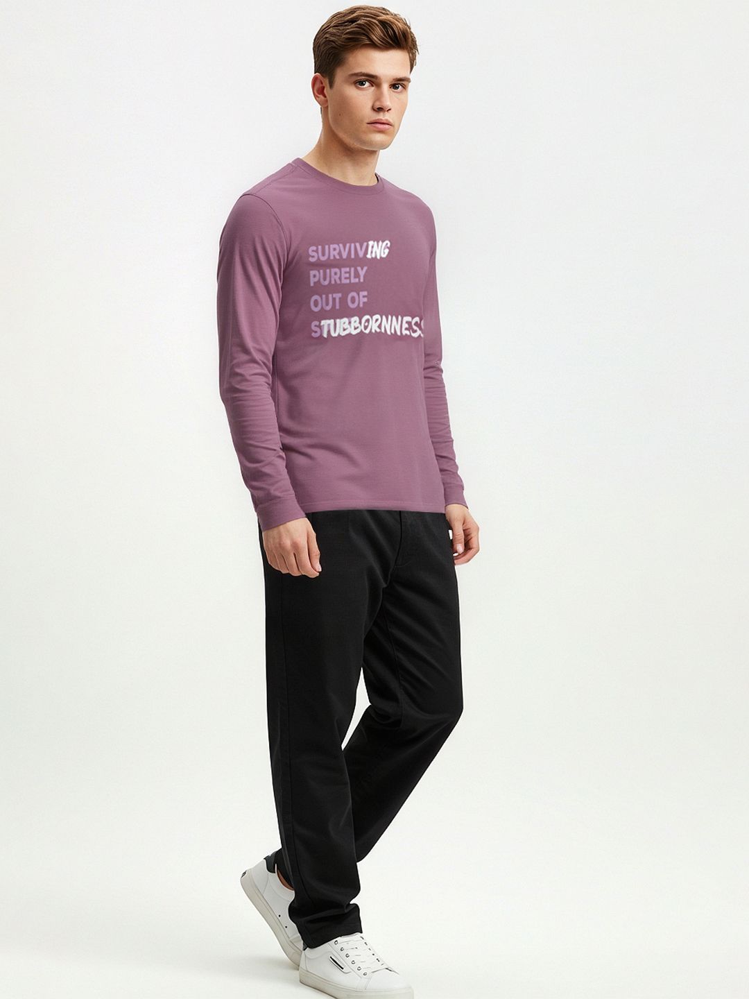 glitchez Elevated Basics Printed Regular Fit T-shirt