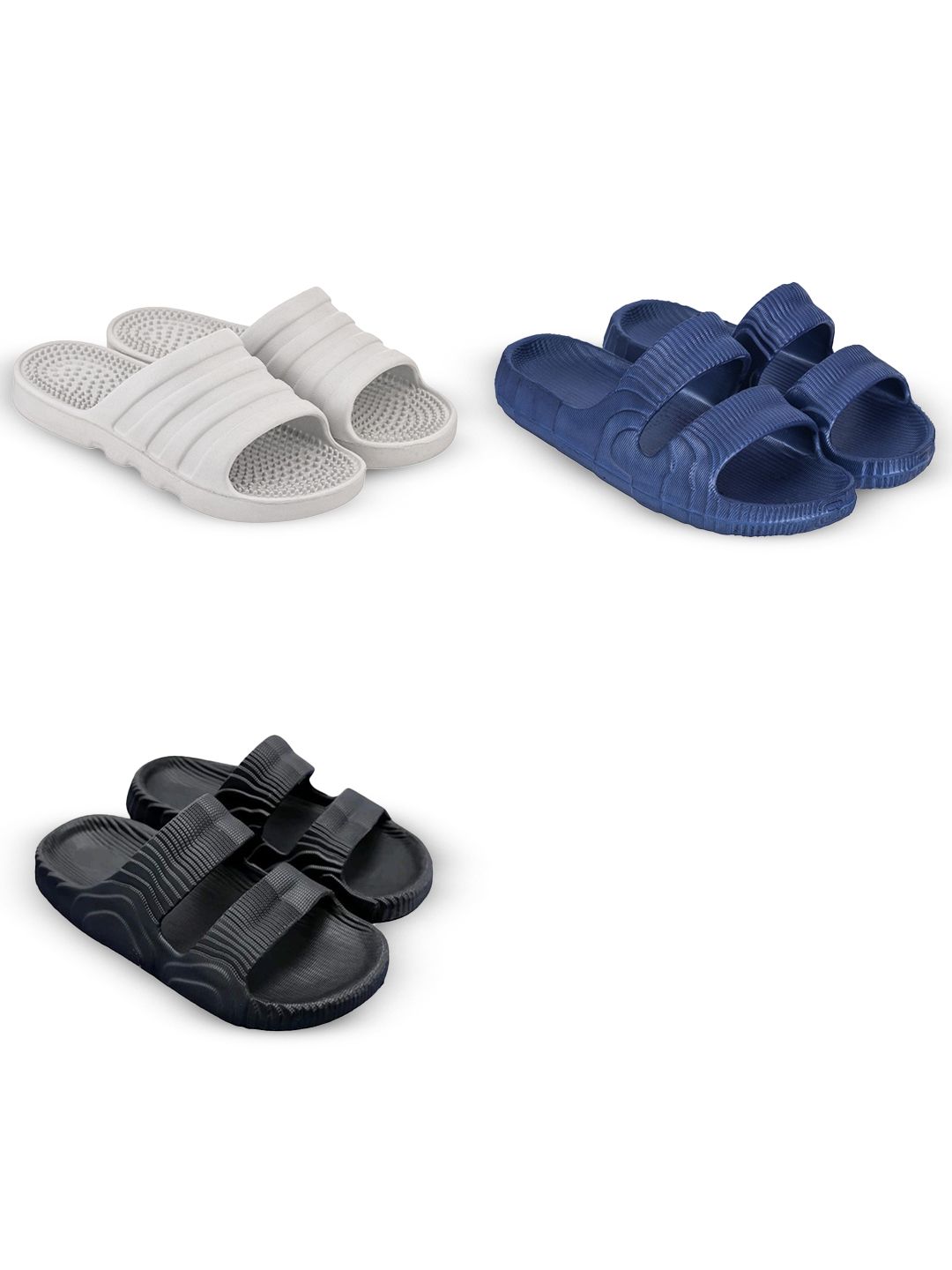 Feel alive Men Set of 3 Lightweight Sliders