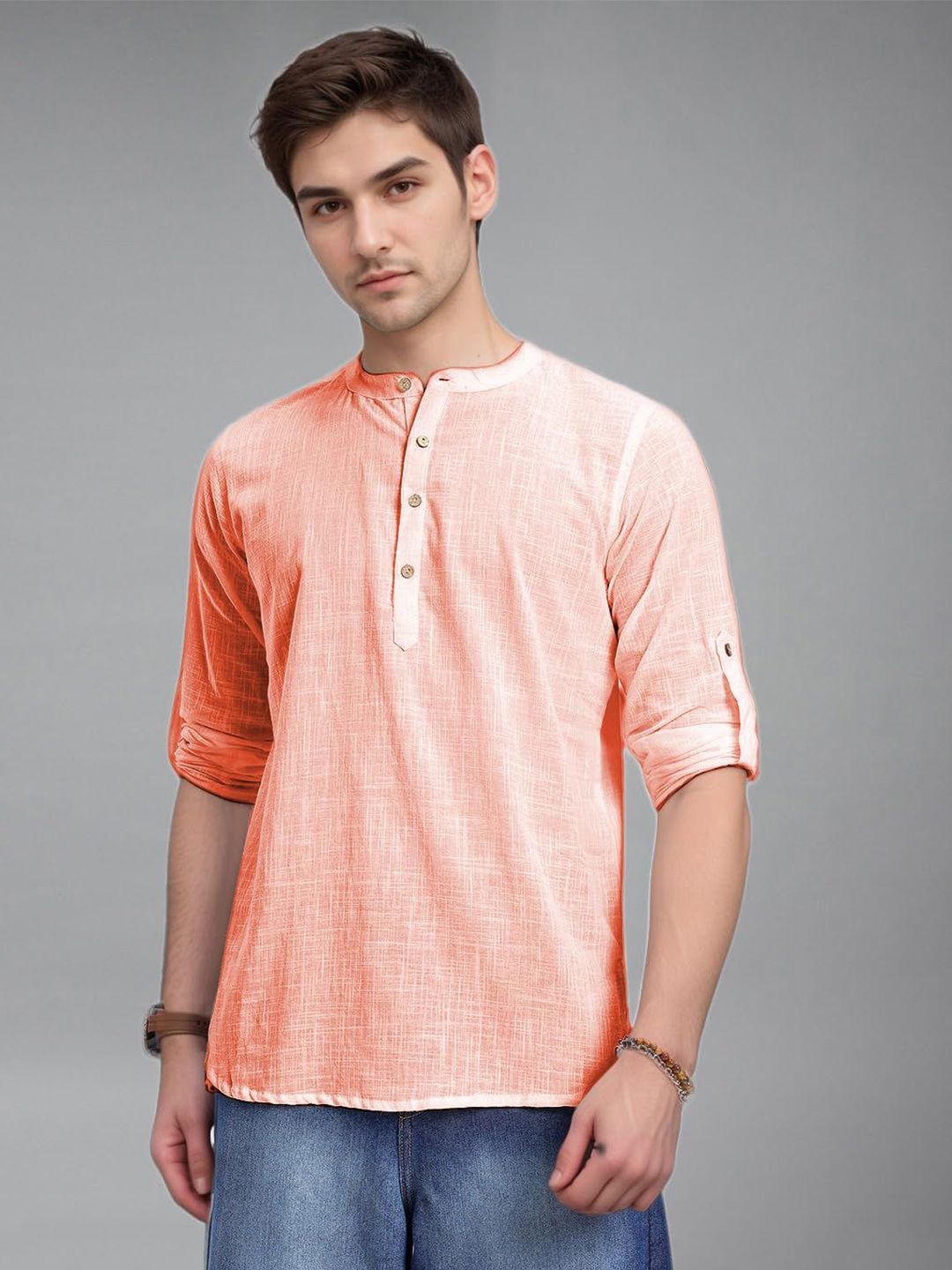 Vida Loca Men Mandarin Collar Kurta