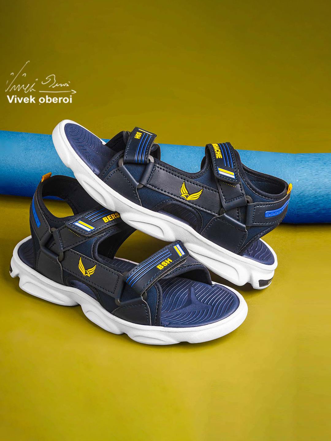 BERSACHE Men Blue Sandals