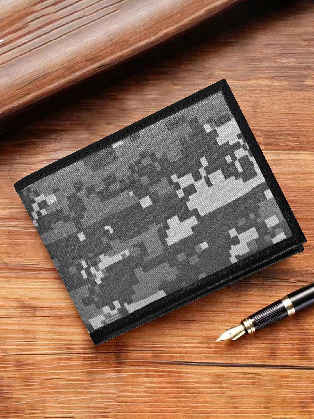 K-Lite Men Camouflage Printed Two Fold Wallet