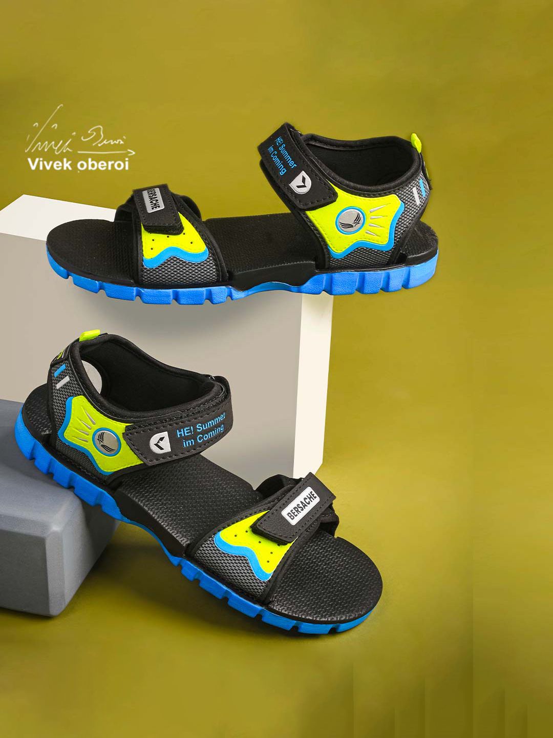 BERSACHE Men Blue Sandals