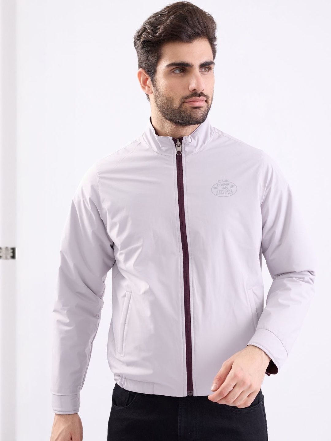SPYKAR Men Red Polyester Jackets
