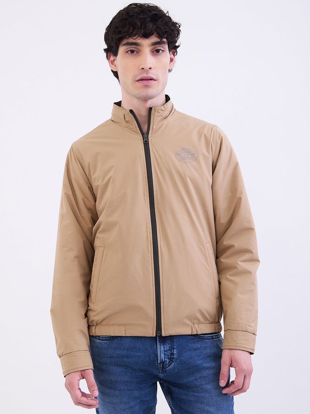 SPYKAR Men Green Polyester Jackets
