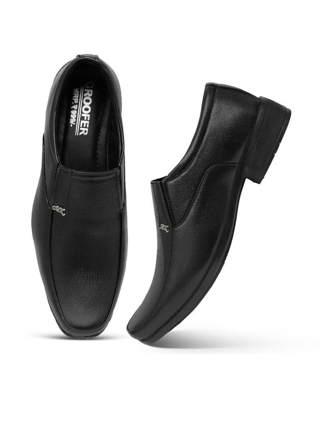 Groofer Men Synthetic Leather Formal Shoes