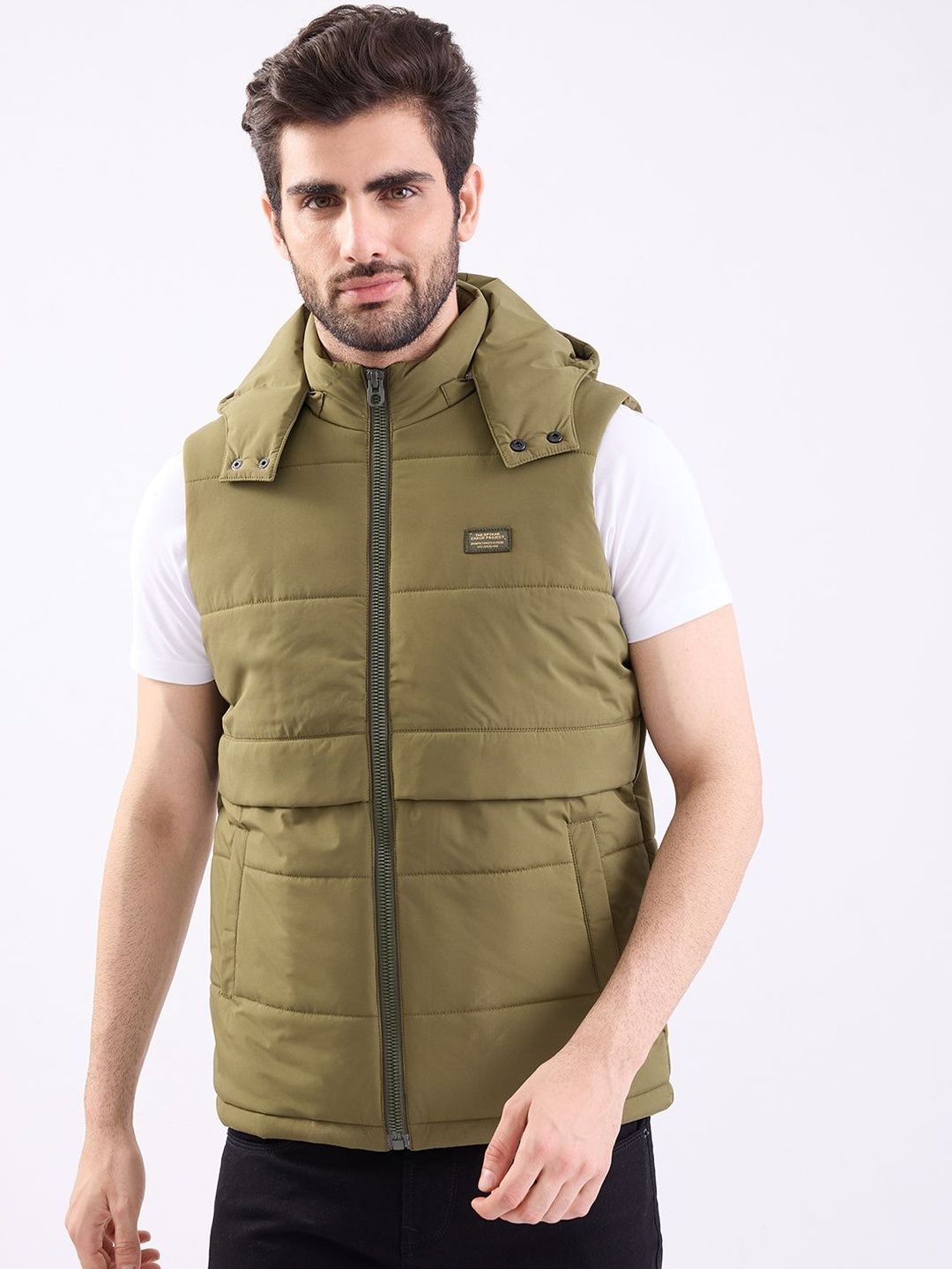 SPYKAR Men Green Polyester Jackets