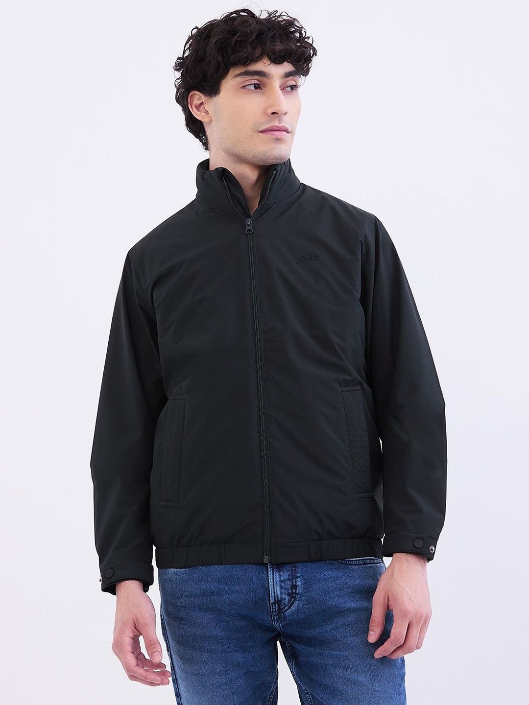 SPYKAR Men Green Polyester Jackets