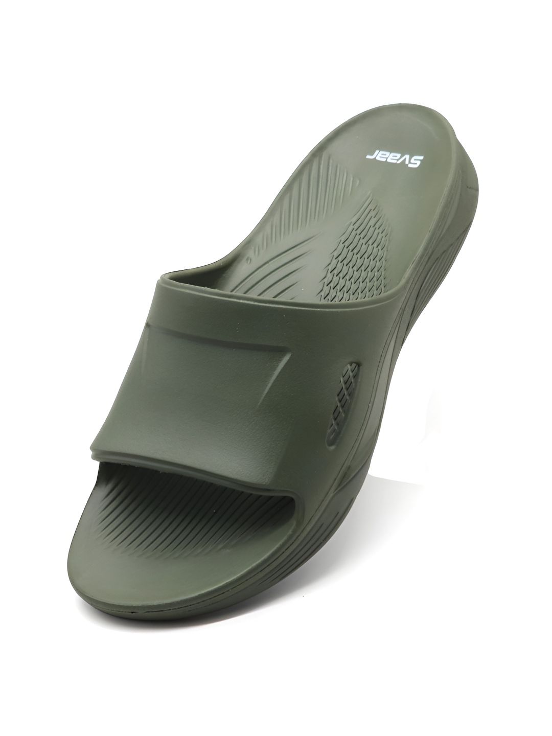 Svaar Men  Textured EVA Comfort Sliders Flip Flops