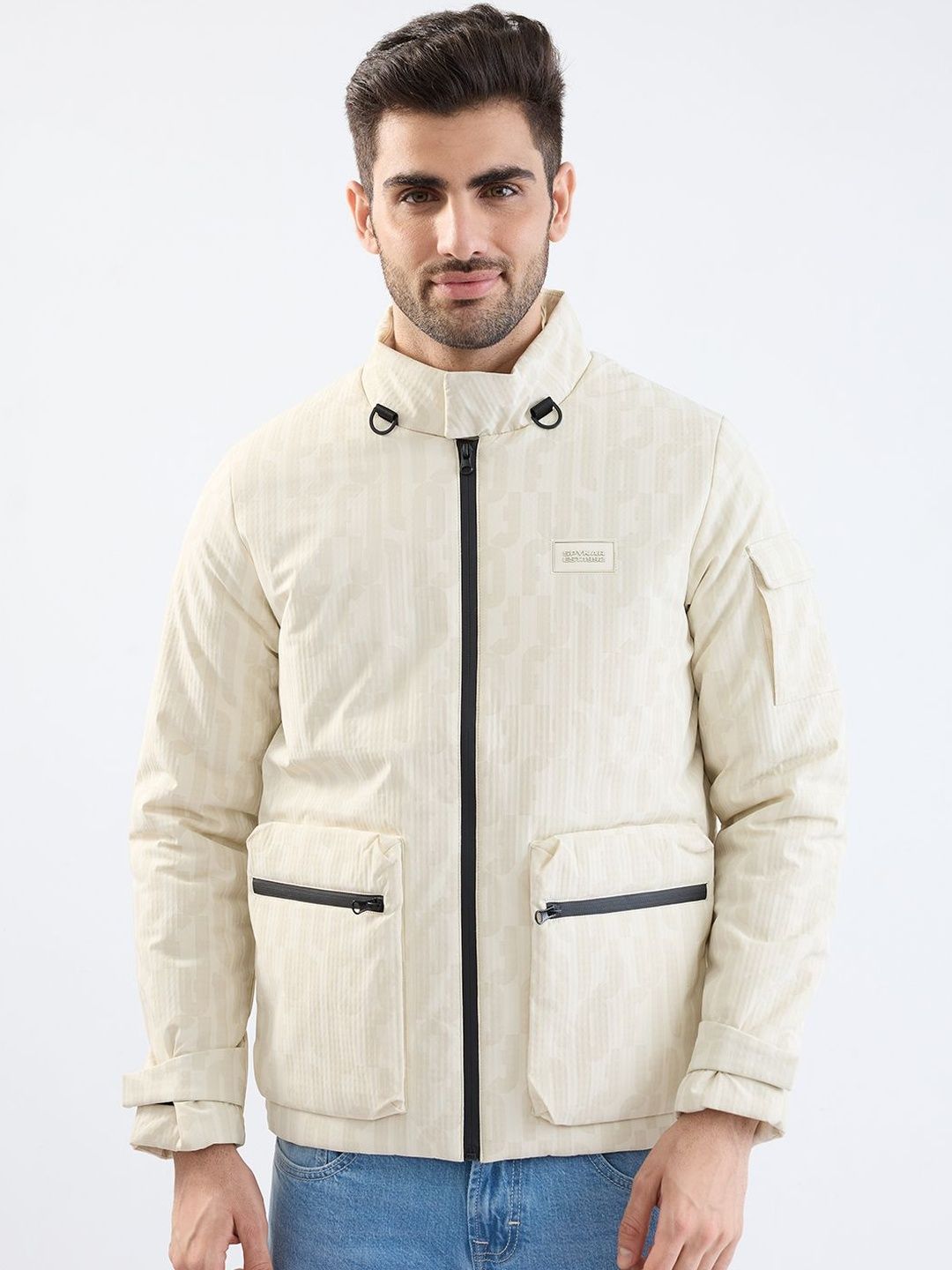 SPYKAR Men Brown Polyester Jackets