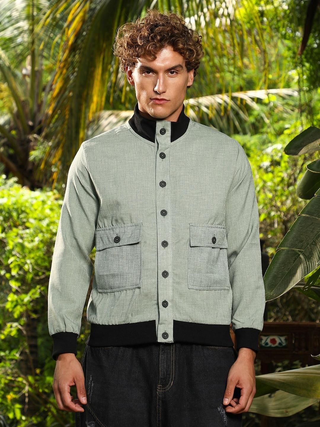 CAHOOT Colourblocked Cotton Lightweight Bomber