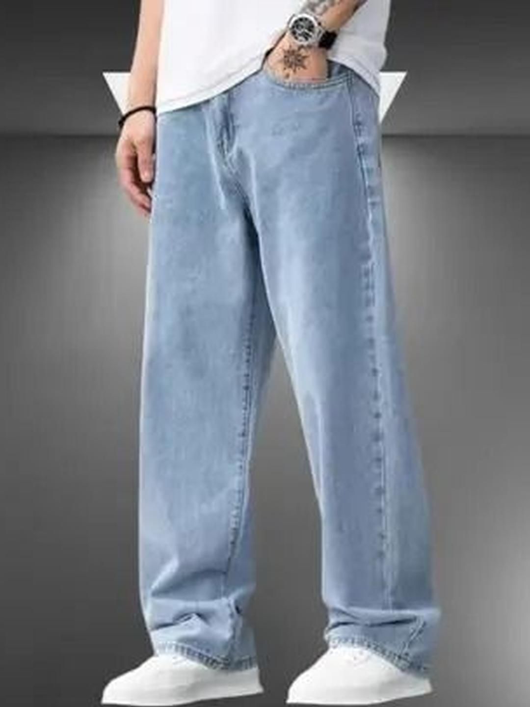 Kailash art and creation Men Mid-Rise Cotton Light Fade Jeans