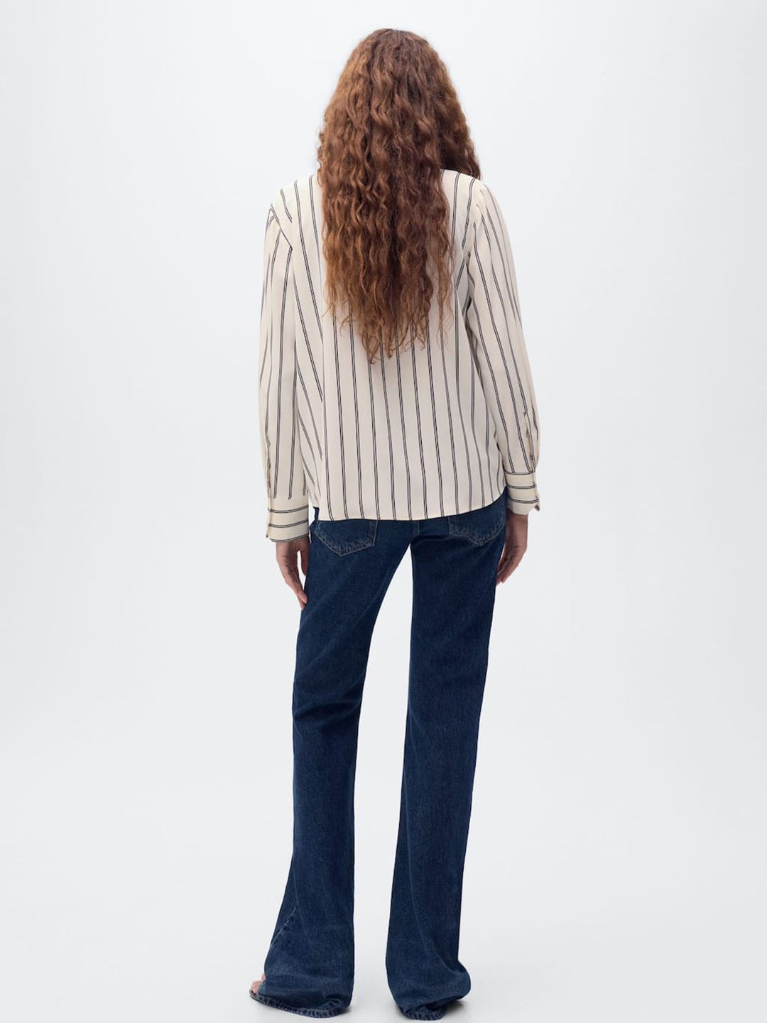 Vertically Striped Regular Fit Casual Shirt
