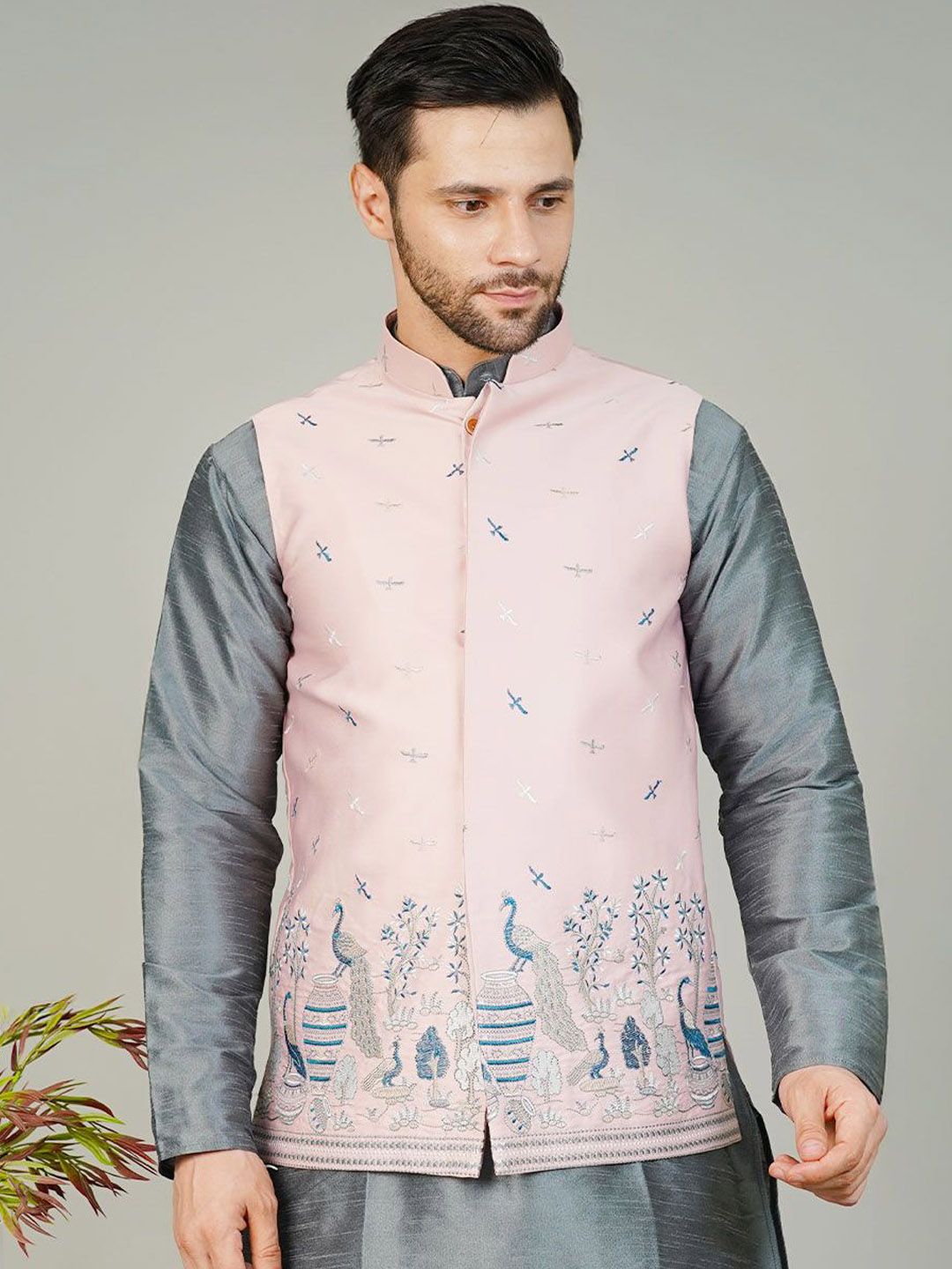 Wintage Embroidered Nehru Jacket