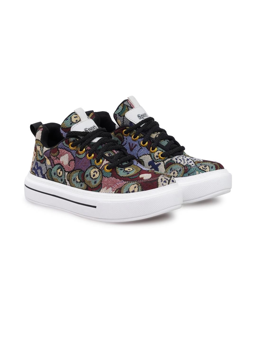 TRM Men Printed Running Sports Shoes