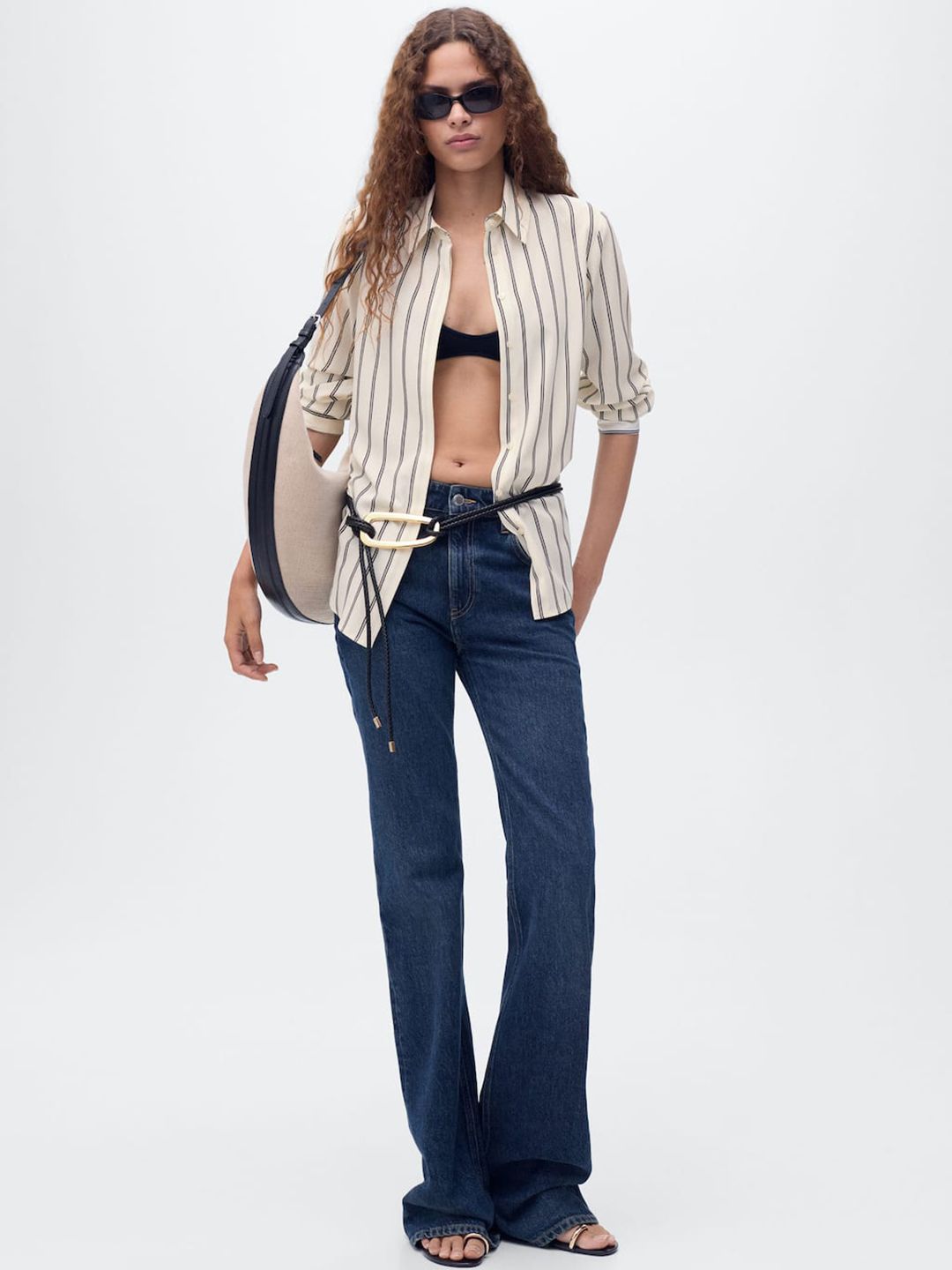 Vertically Striped Regular Fit Casual Shirt