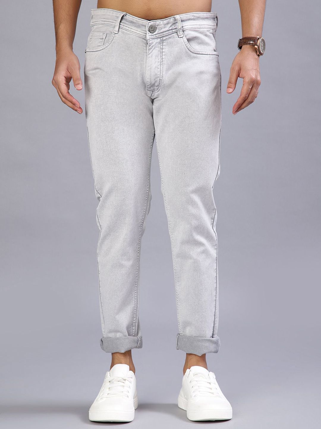 V-Mart Men Skinny Fit Mid-Rise Denim Jeans