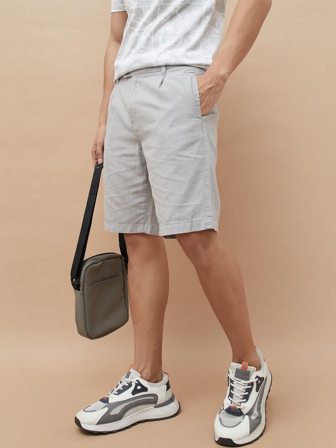 Fame Forever by Lifestyle Men Slim Fit Mid-Rise Shorts