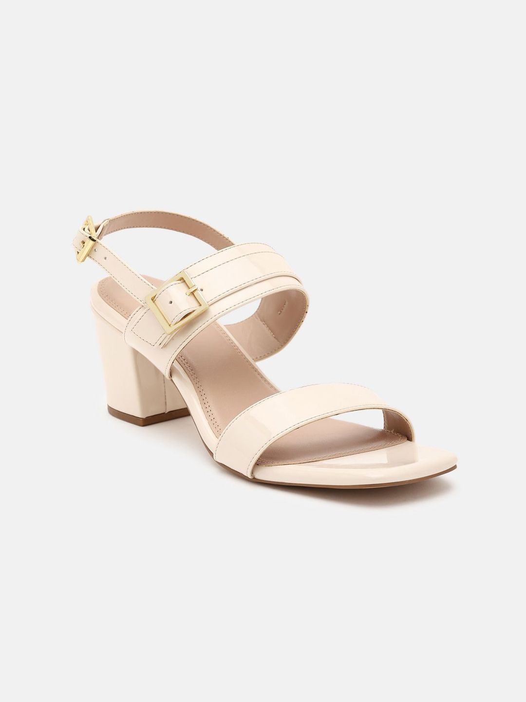 Van Heusen Woman Van Heusen Woman Open Toe Block Sandals with Buckles