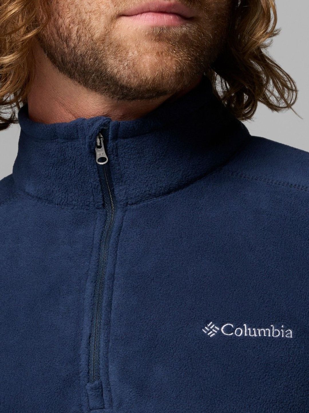 Buy Columbia Klamath Range Men Brand Logo Print Mock Collar Half