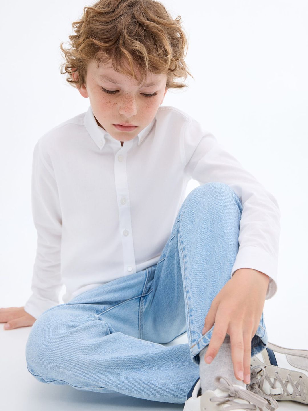 Mango Kids Boys Cotton Casual Shirt