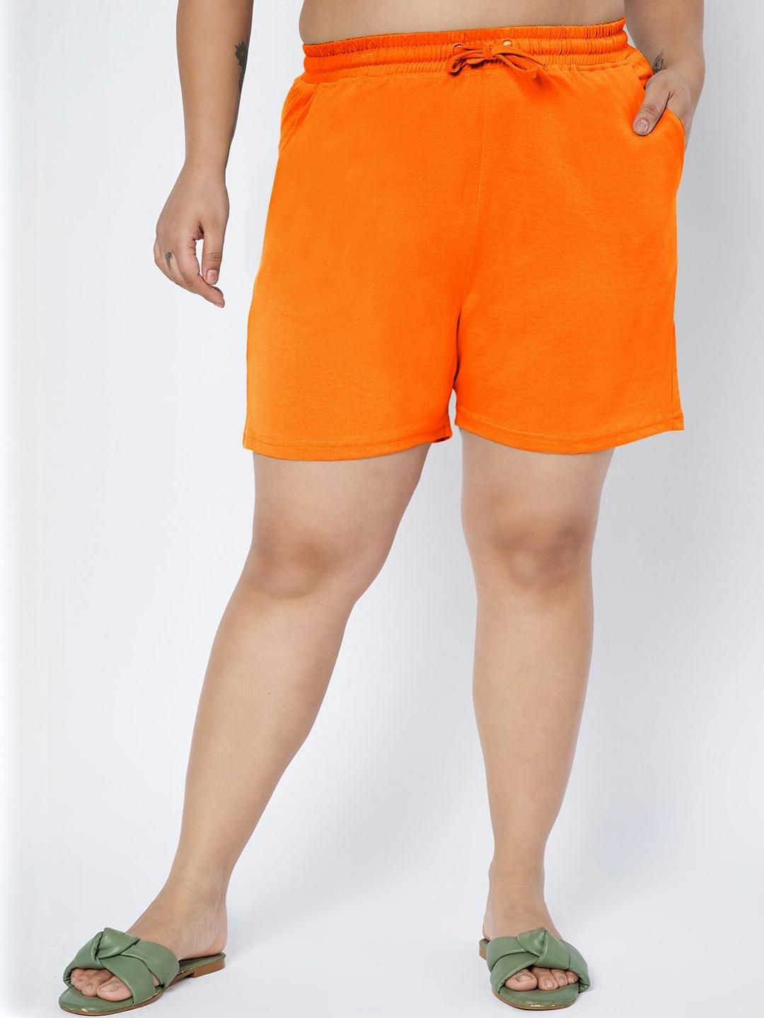 BRINNS Women Regular Fit Mid-Rise Cotton Shorts