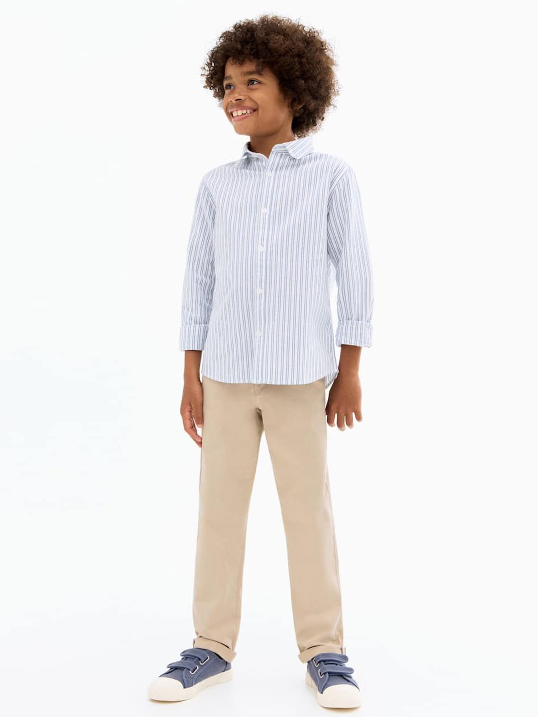 Mango Kids Boys Mid-Rise Chinos