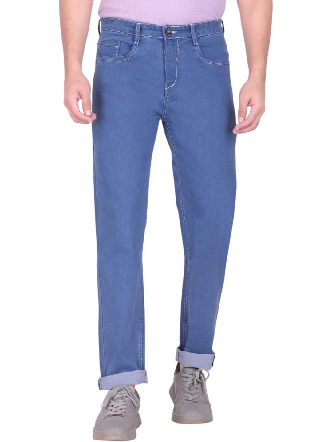 REGY Men Urban Slim Mid-Rise Clean Look Stretchable Jeans