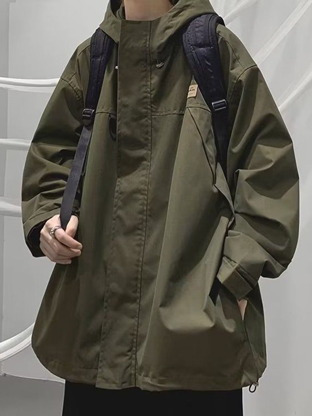 StyleCast x Revolte Men Mock Collar Tailored Jacket