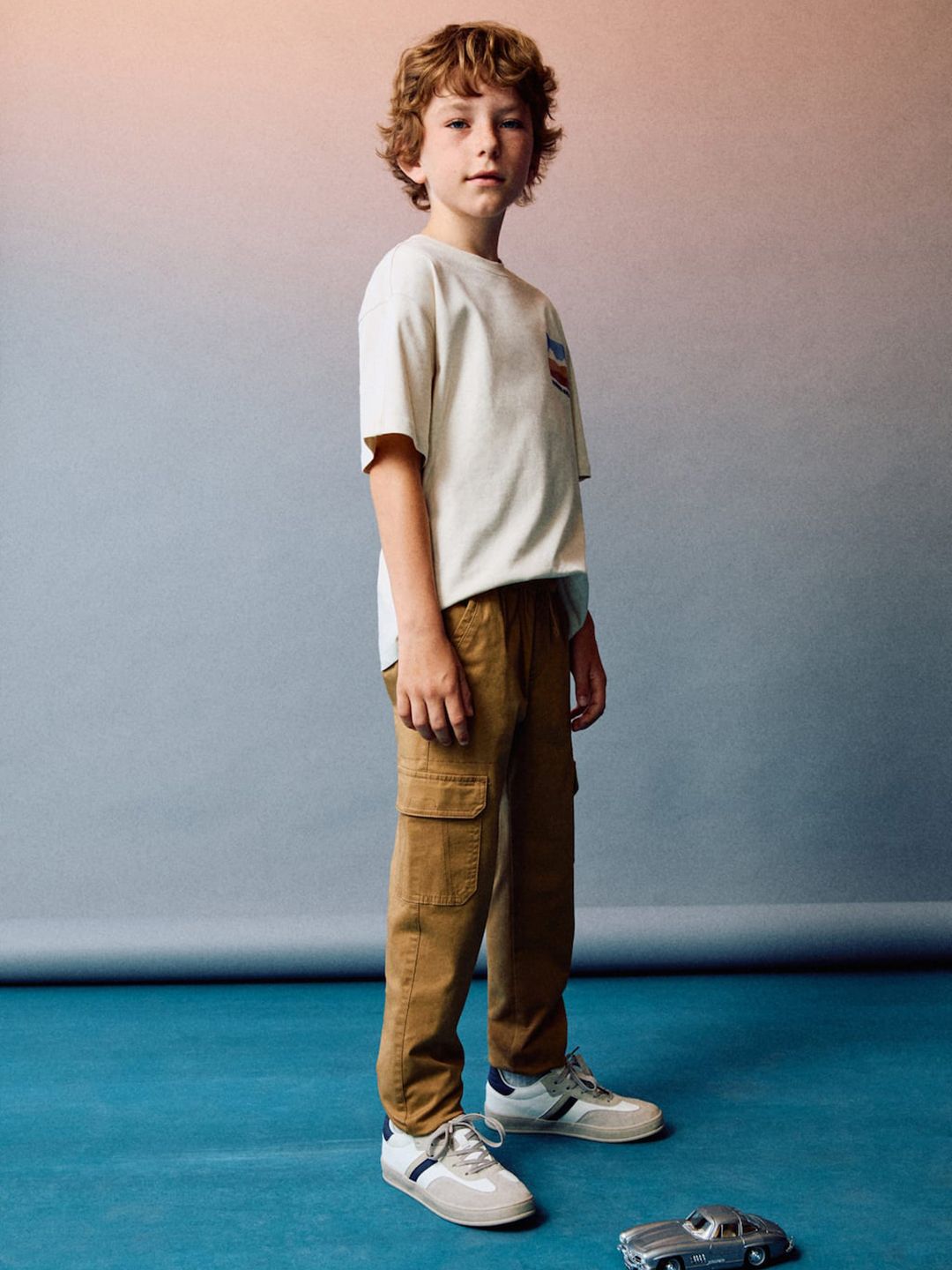 Mango Kids Boys Jogger Cargos Trousers