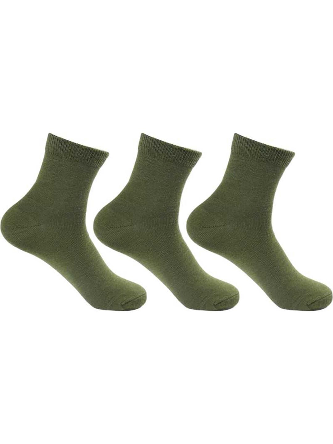 Akeeta Pack of 3 Solid Ankle Length Socks