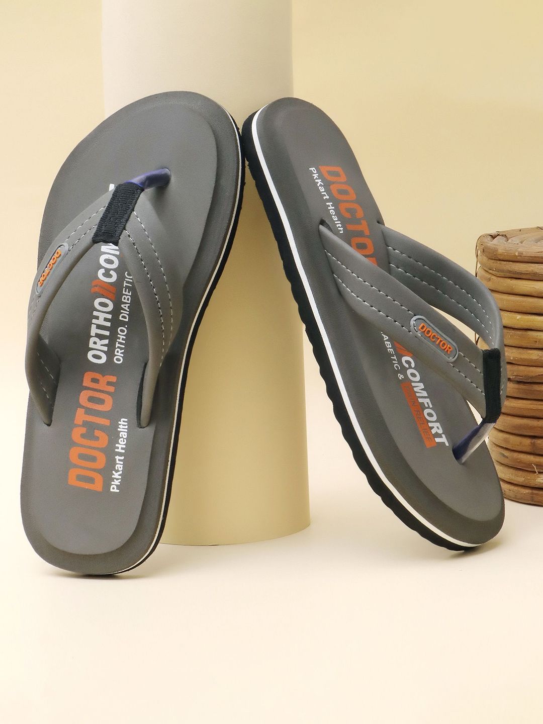 PKKART Men Printed Thong Flip-Flops