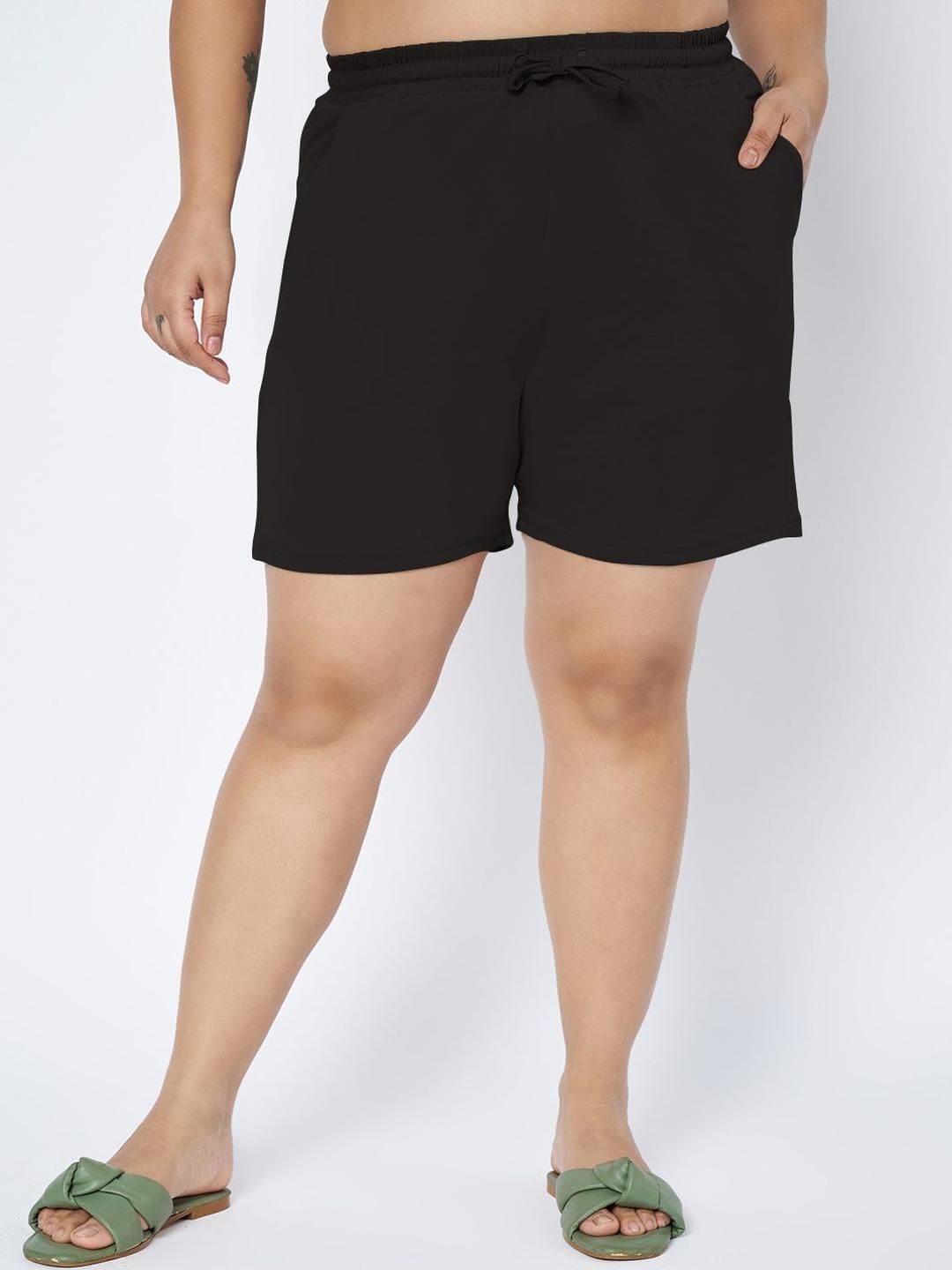 BRINNS Women Mid-Rise Pure Cotton Regular Fit Shorts