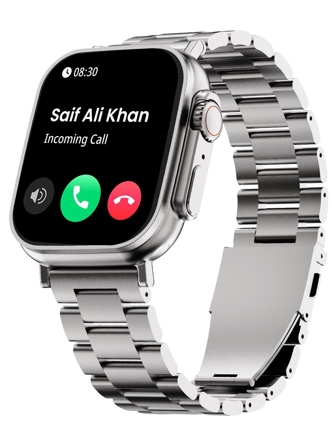 GOBOULT Crown 1.95'' Screen, Working Crown, Zinc Alloy Frame Smartwatch