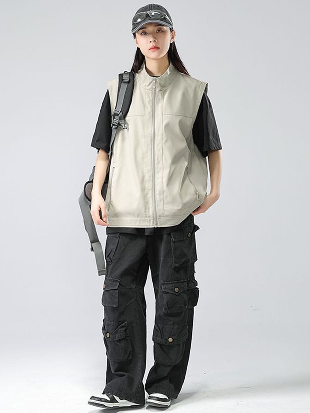 StyleCast x Revolte Unisex Stand Collar Tailored Jacket